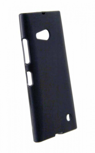 Силиконовый чехол Nokia Lumia 730 Dual Sim матовый черный