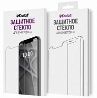 Стекло защитное Full Glue Krutoff для iPhone X/XS черное