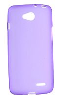 Силиконовый чехол для LG L90 D410 матовый (фиолетовый)