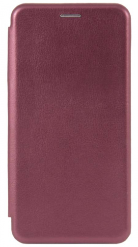 Чехол-книга OPEN COLOR для Xiaomi Redmi Note 11 Pro бордовый