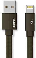 Кабель USB - Iphone 5/Iphone 6 Remax Kerolaa Cable RC-094i Lightning 2m чёрный