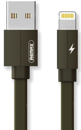 Кабель USB - Iphone 5/Iphone 6 Remax Kerolaa Cable RC-094i Lightning 2m чёрный