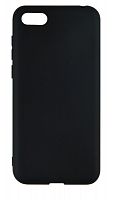 Силиконовый чехол для Huawei Honor 7A/Y5 (2018) матовый чёрный