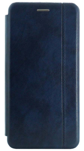 Чехол-книга OPEN COLOR для Samsung Galaxy A04/A045 с прострочкой темно-синий