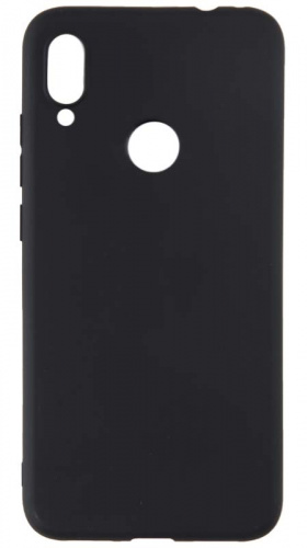 Силиконовый чехол для Xiaomi Redmi Note 7 матовый чёрный