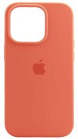 Задняя накладка Soft Touch для Apple Iphone 14 Pro оранжевый