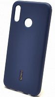 Силиконовый чехол Cherry для Huawei Honor 8C синий