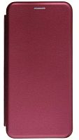 Чехол-книга OPEN COLOR для Xiaomi Poco X3 бордовый