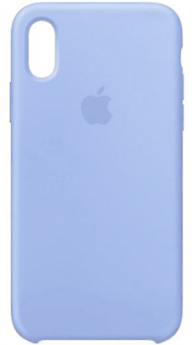 Задняя накладка Soft Touch для Apple iPhone XS Max светло-голубой