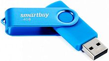 4GB флэш драйв Smart Buy Twist, голубой