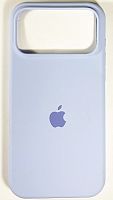 Задняя накладка Soft Touch для Apple iPhone 17 Pro Max светло-голубой
