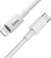 Кабель 8 pin - Type-C HOCO X56 1.0м 3,0А нейлон белый