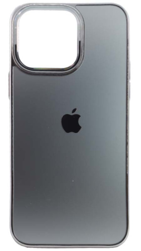 Силиконовый чехол Dikex для Apple iPhone 14 Pro Max серебро