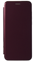 Чехол-книга OPEN COLOR для Huawei Y8P/Honor 30i бордовый