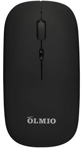 Компьютерная мышь WM-21 Olmio (черный) беспроводная тихая с подстветкой