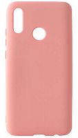 Силиконовый чехол Soft Touch для Huawei P Smart (2019)/Honor 10 Lite бледно-розовый