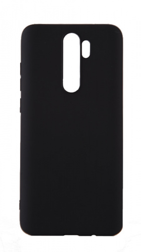 Силиконовый чехол для Xiaomi Redmi Note 8 Pro матовый черный