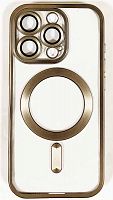 Силиконовый чехол для Apple iPhone 16 Pro magsafe матовый титан