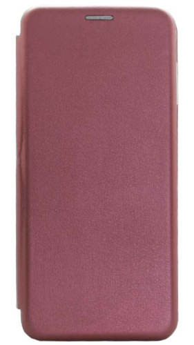 Чехол-книга OPEN COLOR для Samsung Galaxy A23/A235 бордовый