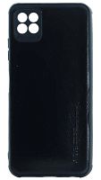 Силиконовый чехол для Samsung Galaxy A22/A225 X-Level кожа черный