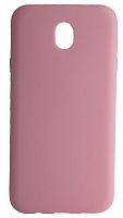 Силиконовый чехол для Samsung Galaxy J330/J3 (2017) матовый розовый