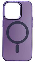 Силиконовый чехол MagSafe для Apple iPhone 14 Pro magnetic фиолетовый