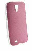 Силиконовый чехол для Samsung Galaxy S4 GT-I9500, алмазная пыль розовый