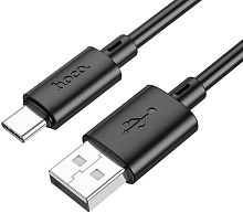 Кабель USB - Type-C HOCO X88 Gratified, 1.0м, 3.0A черный