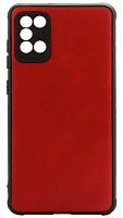 Силиконовый чехол для Samsung Galaxy A31/A315 кожа красный