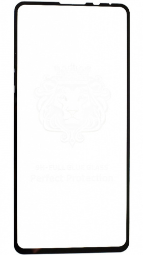 Противоударное стекло Glass для Xiaomi Mi Mix 3 с полной проклейкой чёрный