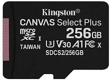 256GB карта памяти MicroSDXС Kingston Cl10 UHS-I Canvas Select Plus (без адаптера)
