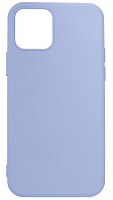 Силиконовый чехол Soft Touch для Apple iPhone 12/12 Pro голубой