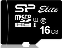 16GB карта памяти MicroSD Silicon Power class10 Elite UHS-I (R/W 85/15 Mb/s)