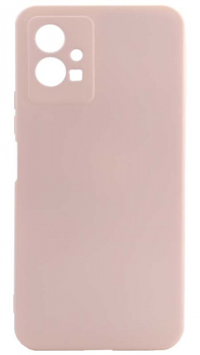 Силиконовый чехол для Vivo T1 Soft бледно-розовый