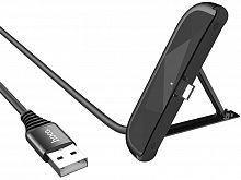Кабель USB - Lightning HOCO U66 1.2м 2.4A силикон держатель черный