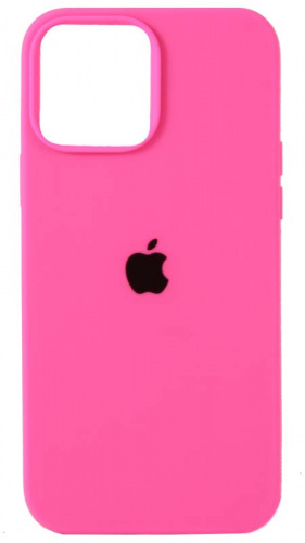 Задняя накладка Soft Touch для Apple Iphone 13 Pro Max неоновый розовый