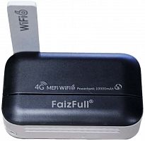 Карманный Wi-Fi роутер FaizFull FW20 + Power bank 10000 mAh все SIM