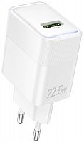 СЗУ HOCO CS111A, 1 USB, 22.5W, QC3.0 белый