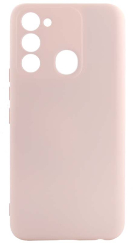 Силиконовый чехол для Tecno SPARK 8C/SPARK Go (2022) Soft бледно-розовый
