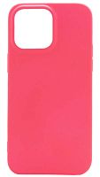 Силиконовый чехол для Apple iPhone 14 Pro Max Soft ярко-розовый