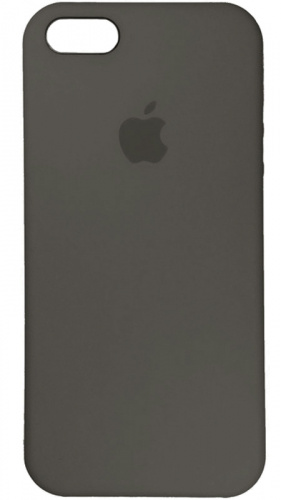 Задняя накладка Soft Touch для Apple iPhone 5/5S/SE дымчатый