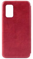 Чехол-книга OPEN COLOR для Samsung Galaxy A32/A325 с прострочкой красный