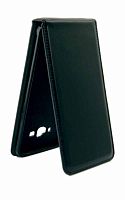 Чехол футляр-книга для SAMSUNG A8/A800F Galaxy чёрный с силиконовым основанием