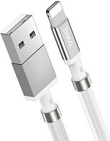 Кабель USB - Apple 8 pin HOCO U91 Magic magnetic 1 м белый