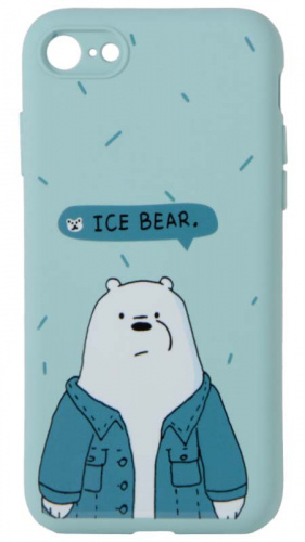 Силиконовый чехол Soft Touch для Apple iPhone 7/8 Ice bear