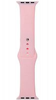 Ремешок на руку для Apple Watch 42-44mm силиконовый Sport Band розовый