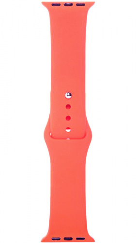 Ремешок на руку для Apple Watch 42-44mm силиконовый Sport Band коралловый