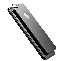 Противоударное стекло Ainy для APPLE iPhone 8 Plus (5.5) Full Screen Cover заднее 0,33мм 3D чёрный