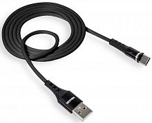 Кабель USB "WALKER" C775, 3.1A, USB-Type-C, магнитный, черный