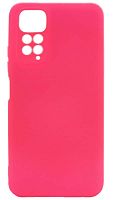 Силиконовый чехол для Xiaomi Redmi Note 11 soft неоновый розовый